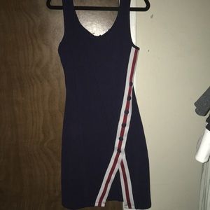 Red , white, and blue dress